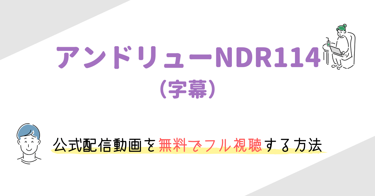 アンドリューndr114 字幕 を無料でフル視聴する方法 映画の動画配信を無料視聴する方法まとめ